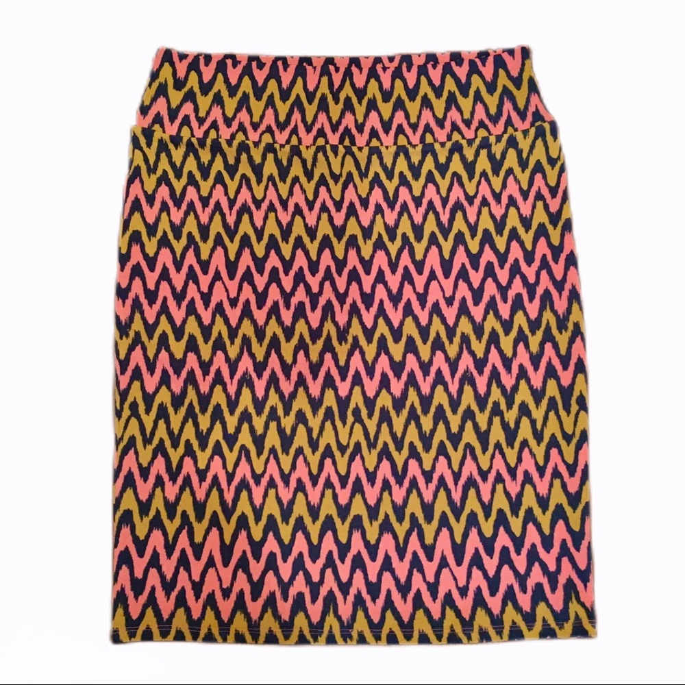 LuLaRoe Cassie Chevron Pencil Skirt